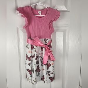 Shein butterfly dress size 4y